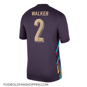 England Kyle Walker #2 Udebanetrøje EM 2024 Kortærmet